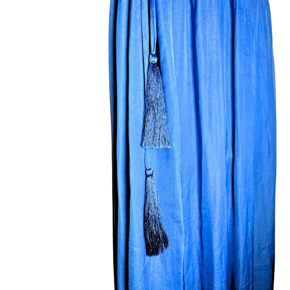 Blue Halter Maxi Dress | Medium - Picture 4 of 6